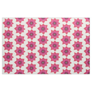 Flower Anpassningsbar Combed Cotton (56 tum width) Tyg