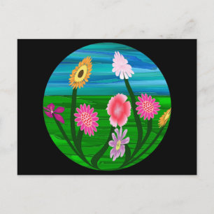 Flower Aquarium Vykort