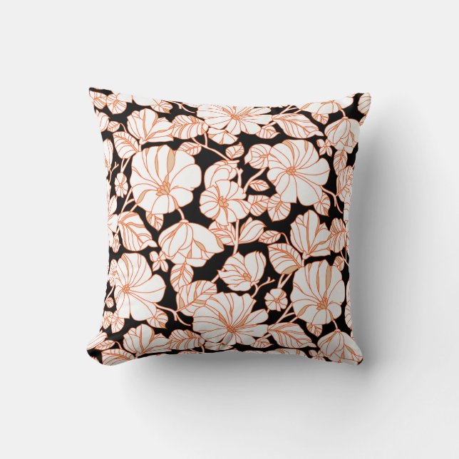 flower art design kudde (Framsida)