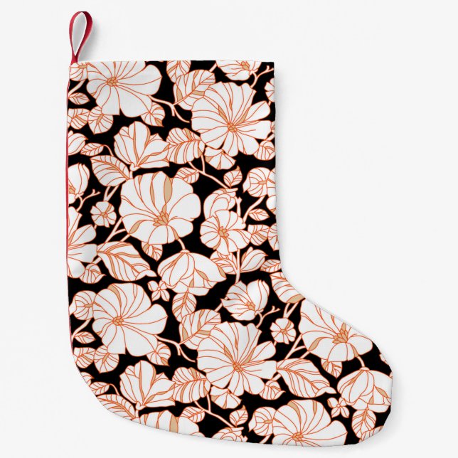 flower art design liten julstrumpa (Framsidan)
