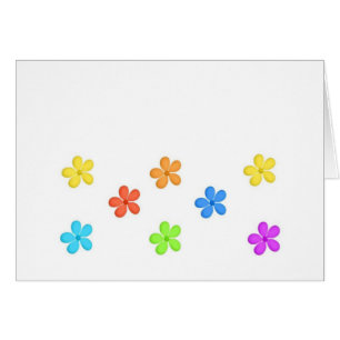 Flower Art Hälsningskort