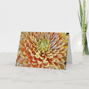Flower Art Note-kort för Morsa höstfälla Kort