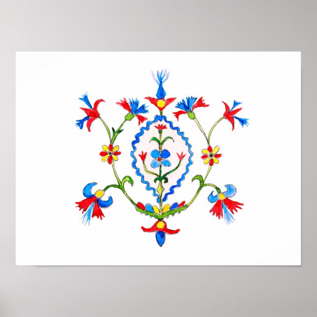 Flower art poster (Framsidan)