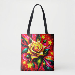 Flower Art Tygkasse