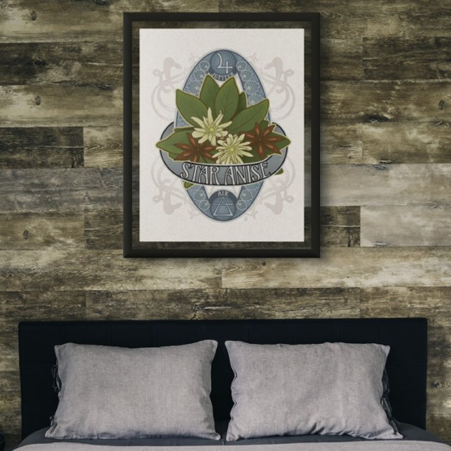 Flower Astrology and Magic Poster - Star Anise Ani (Skapare uppladdad)