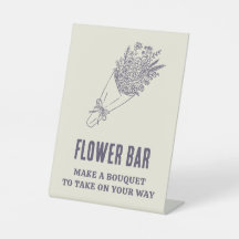 Flower Bar Gör en bukett Bröllopsduschgåva