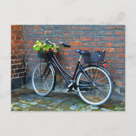 Flower Basket Bicycle, Köpenhamn, Danmark Vykort