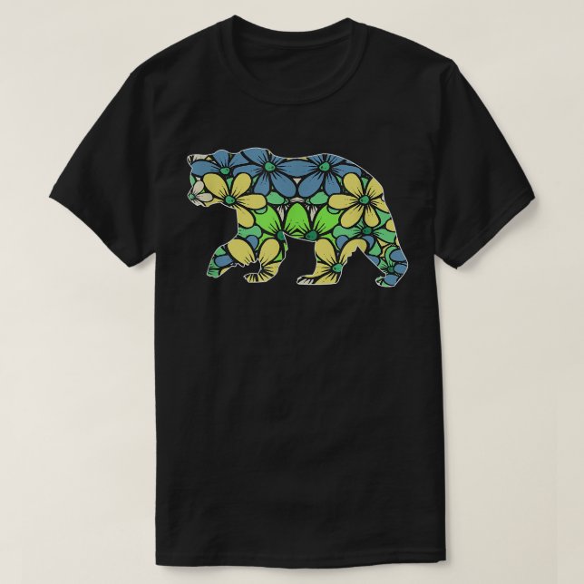 Flower Bear T Shirt (Design framsida)