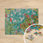 Flower Bed | Louis Valtat Pussel<br><div class="desc">Flower Bed | Parterre de fleurs (1906) | Originalteckning av Fransk konstnären Louis Valtat (1869-1952). Målningen visar ett färgstarkt abstrakt- och trädgårdslandskap i starkt turkos,  grönt och rosa färg. Använda verktygen för att lägga till anpassningsbar eller anpassa bilden.</div>