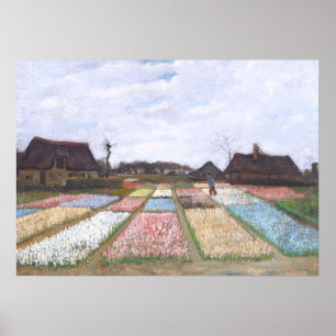 Flower Beds i Holland av Vincent van Gogh Poster