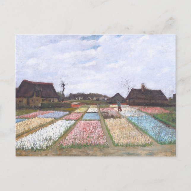 Flower Beds i Holland av Vincent van Gogh Vykort (Framsida)