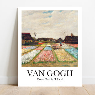 Flower Beds in Holland av Vincent Van Gogh Poster