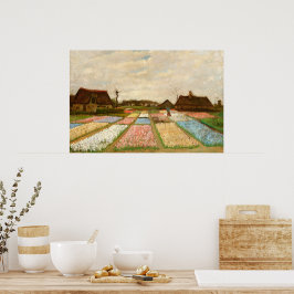 Flower Beds in Holland av Vincent Van Gogh Poster