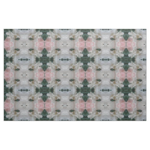 Flower Beetle Patterned Animal Craft Fabric Tyg