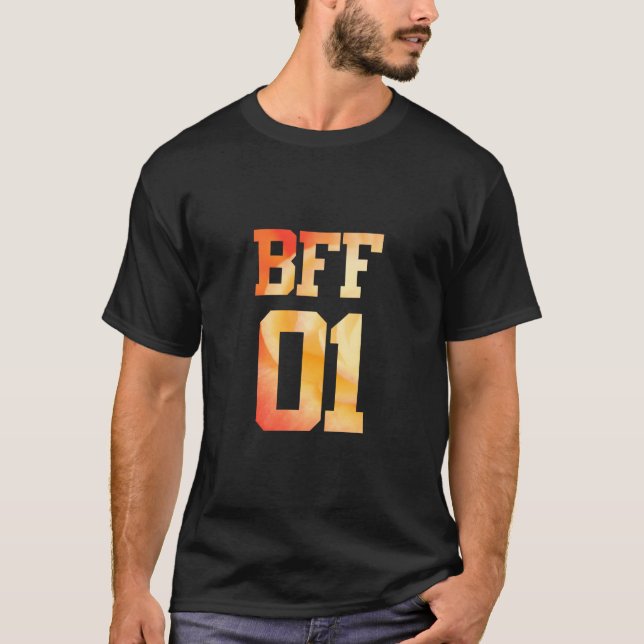 Flower BFF 01 - Bästa vänner för alltid T Shirt (Framsida)