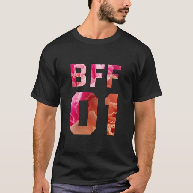 Flower BFF 01 - Bästa vänner för alltid T Shirt (Framsida)