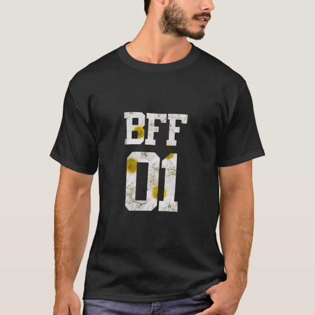 Flower BFF 01 - Bästa vänner för alltid T Shirt (Framsida)