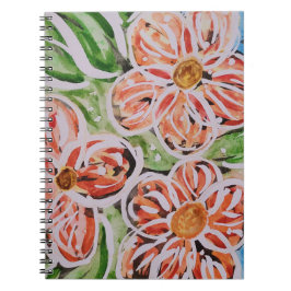 Flower Binder Anteckningsbok