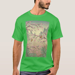 Flower Blommar Japans Rosa Sakura Älskare Cherry B T Shirt