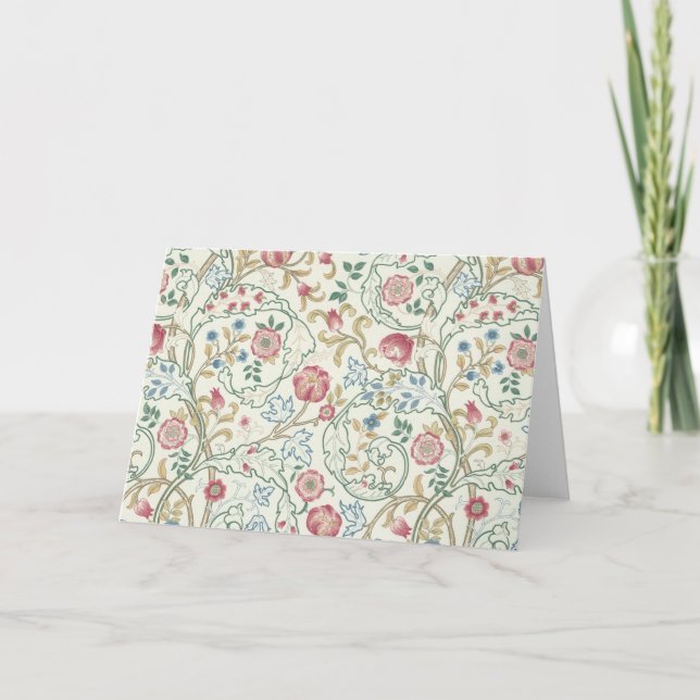 Flower, Blommönster, William Morris Kort (Framsida)
