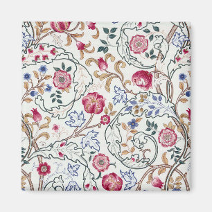 Flower, Blommönster, William Morris Magnet
