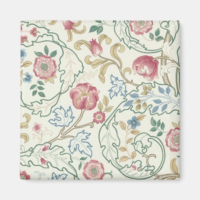 Flower, Blommönster, William Morris Magnet (Framsidan)