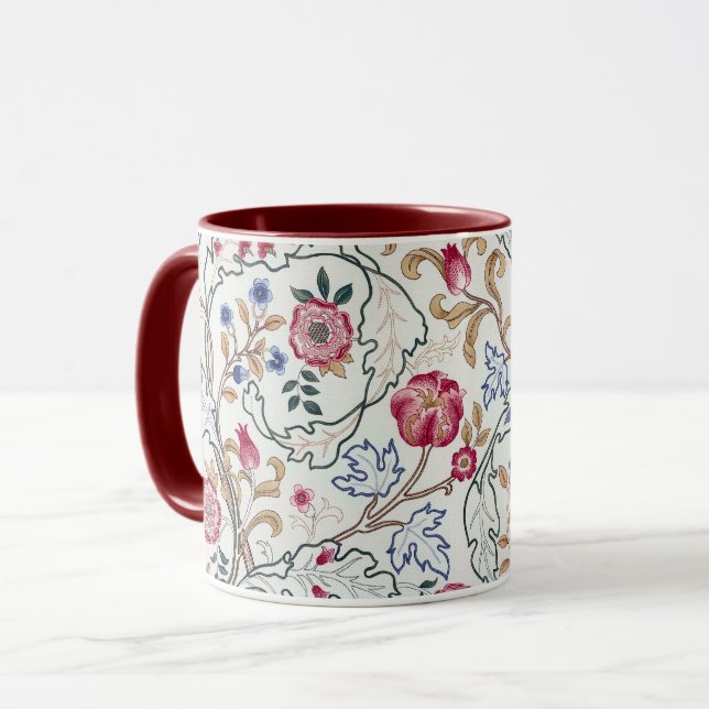 Flower, Blommönster, William Morris Mugg (Framsida vänster)