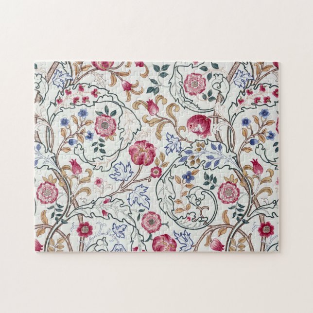 Flower, Blommönster, William Morris Pussel (Horisontell)