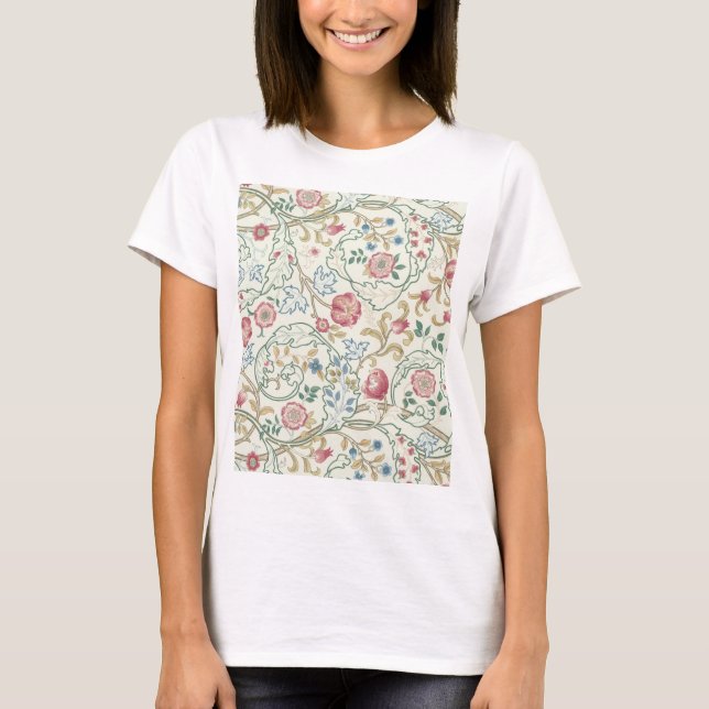 Flower, Blommönster, William Morris T Shirt (Framsida)