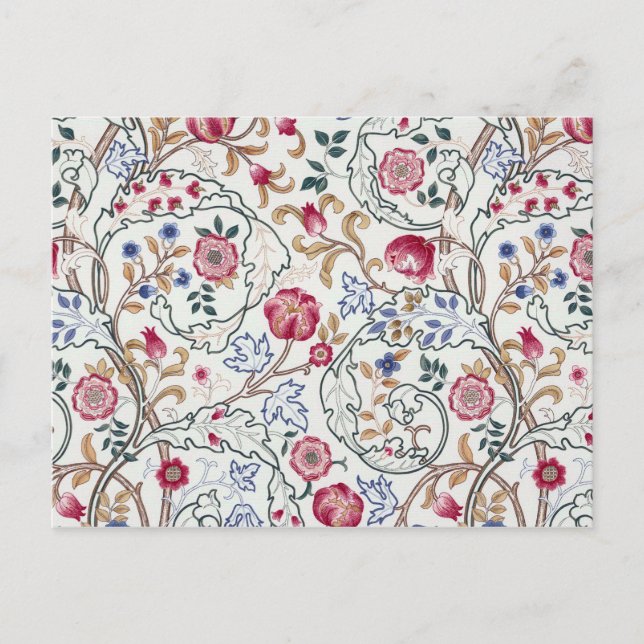 Flower, Blommönster, William Morris Vykort (Framsida)