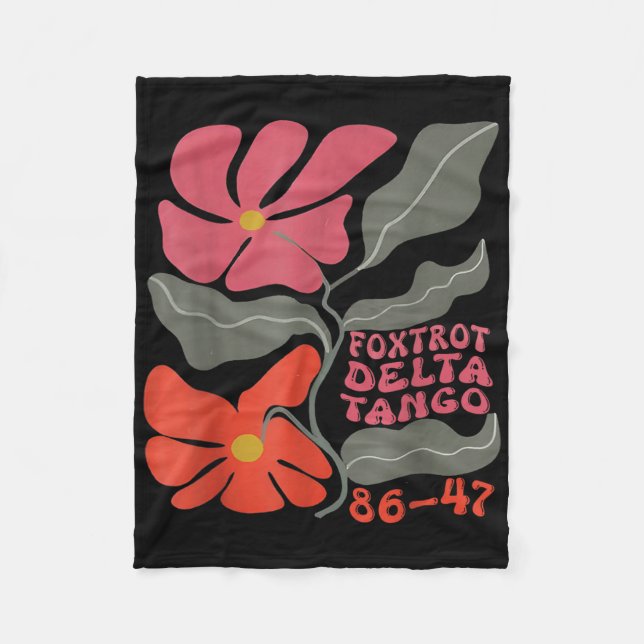 Flower Boho, Flower Boho, Tangos 86 47 Fleecefilt (Framsidan)
