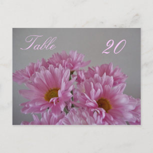 Flower Bordsnummer Postcard