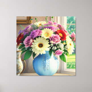 Flower Bouquet Canvastryck