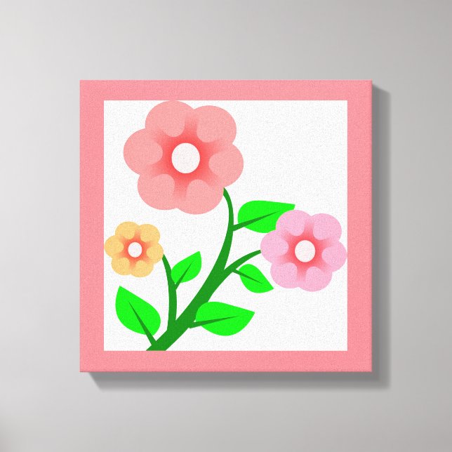 FLOWER BOUQUET CANVASTRYCK (Framsida)