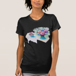 Flower bouquet färglös och vibrerande. t shirt