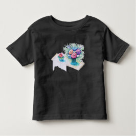 Flower bouquet färglös och vibrerande. t shirt