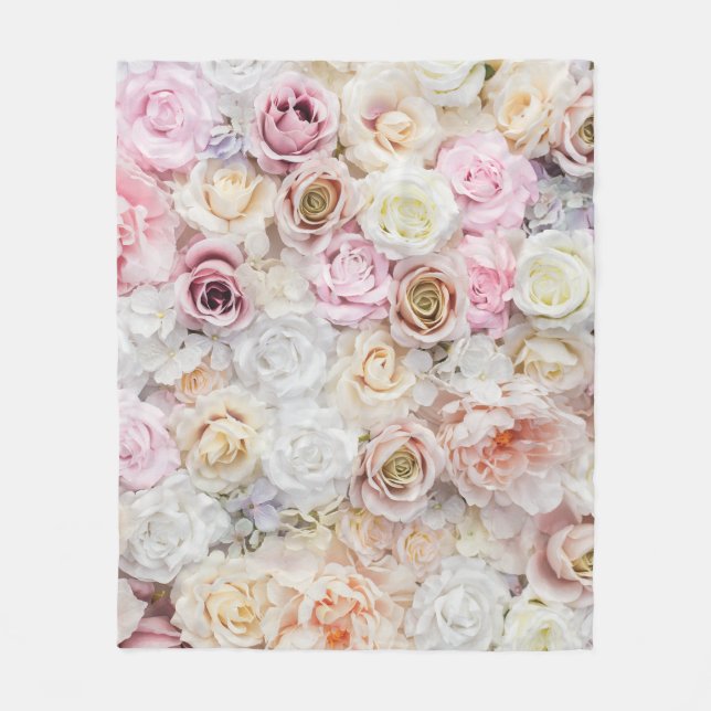 Flower Bouquet Fleecefilt (Framsidan)