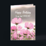 Flower Bouquet Friend Christian Birthday Card Kort<br><div class="desc">Vintage Flower Bouquet för din bästa vänskapliga födelsedag inne i vers inkluderar Må du bli utdussad med Guds kärlek och glädje på din speciella dag och varje dag</div>