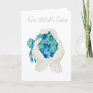 Flower Bouquet Get Well Card Kort