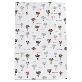 Flower Bouquet Gift Bag