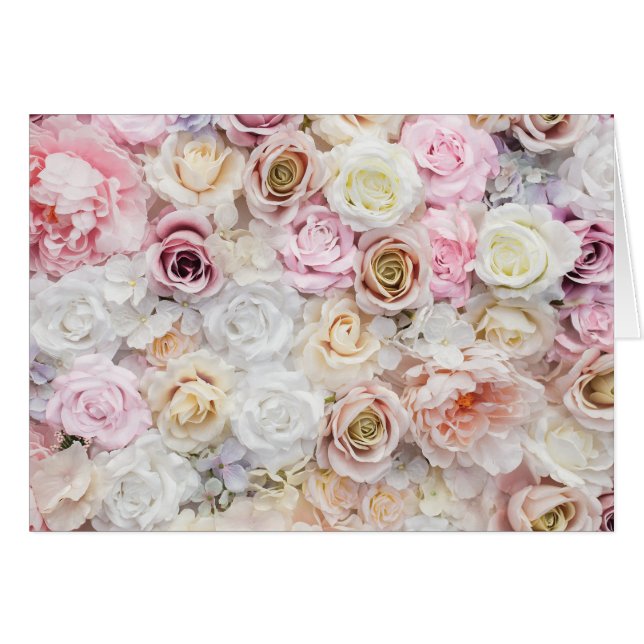 Flower Bouquet Hälsningskort (Framsidan Horizontal)