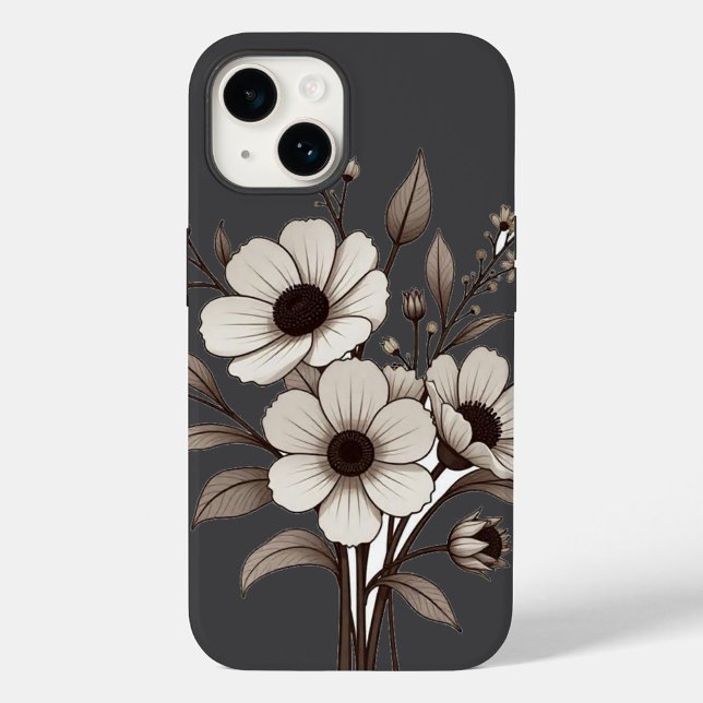 Flower Bouquet iPhone/iPad-fall (Floral design illustration iPhone case!)