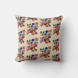 Flower Bouquet-målning Kudde