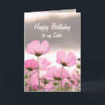 Flower Bouquet Sister Christian Birthday Card Kort<br><div class="desc">Vintage Flower Bouquet för din syster Birthday på insidan av vers inkluderar May you be duschas med Guds kärlek och glädje på din speciella dag och varje dag</div>