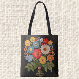 Flower Bouquet Tygkasse