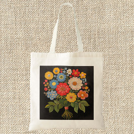 Flower Bouquet Tygkasse