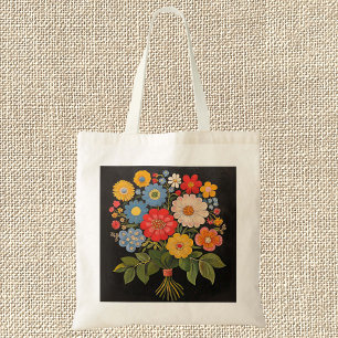 Flower Bouquet Tygkasse