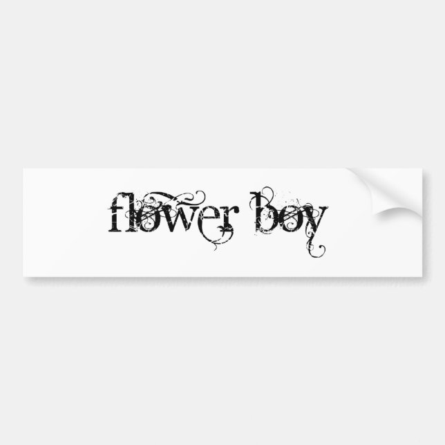 Flower Boy Bildekal (Framsidan)