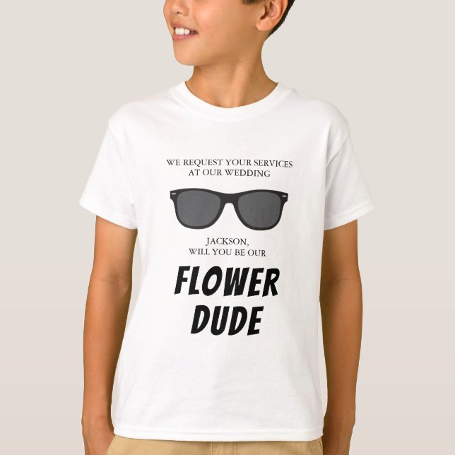 Flower Boy Frieri Barn Tshirt T Shirt (Framsida)