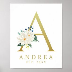 Flower Brev A Poster